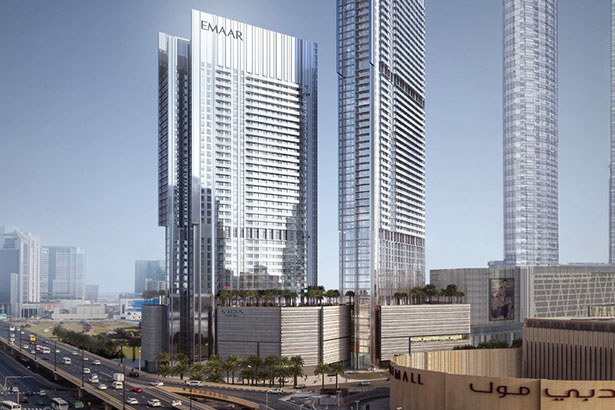 Downtown Dubai Development Vida Dubai Mall